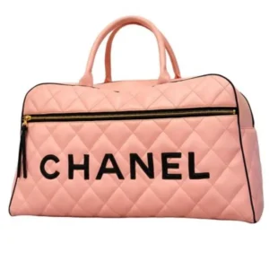 シャネル マトラッセ ボストンバッグ ラムスキン