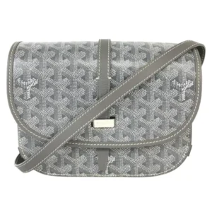 ゴヤール ベルヴェデーレPM ショルダーバッグ コーティングキャンバス グレー