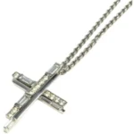 ハリー・ウィンストン トラフィッククロス ネックレス 950 PT