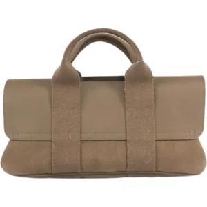 エルメス ヴァルパライソロングPM ハンドバッグ キャンバス □J刻印 シルバー金具