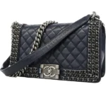 シャネル ボーイシャネル チェーンショルダーバッグ レザー