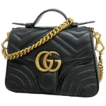 グッチ GGマーモント ハンドバッグ レザー