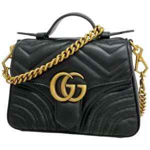 グッチ GGマーモント ハンドバッグ レザー