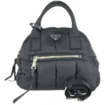 プラダ ポコノ テスートボンバー ハンドバッグ ナイロン