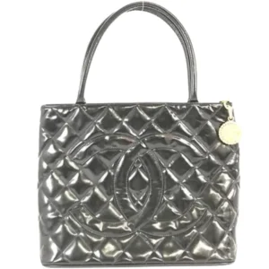 シャネル マトラッセ 復刻トート トートバッグ パテントレザー