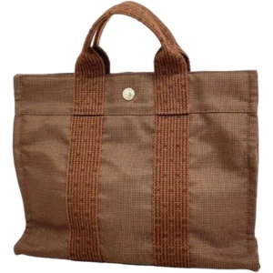 エルメス エールラインPM ハンドバッグ キャンバス