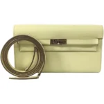 エルメス ケリーウォレットトゥーゴー ショルダーウォレット レザー K刻印 シルバー金具