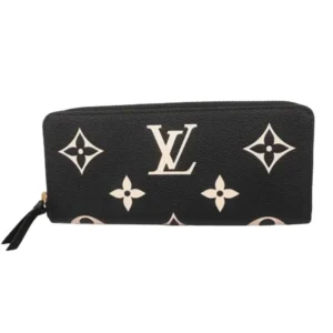 ルイ・ヴィトン モノグラム・アンプラント バイカラー ポルトフォイユクレマンス 財布 M82338