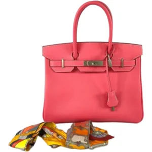 エルメス バーキン30 ハンドバッグ レザー A刻印 シルバー金具