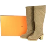 エルメス ブーツ スエード