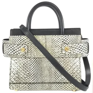 ジバンシィ ハンドバッグ パイソン レザー
