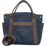 エルメス サックドパンサージュ トートバッグ キャンバス B刻印 シルバー金具