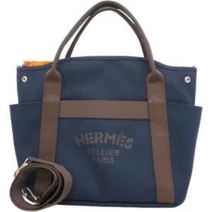 エルメス サックドパンサージュ トートバッグ キャンバス B刻印 シルバー金具