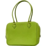 エルメス プリュム20 ハンドバッグ レザー □I刻印 ゴールド金具