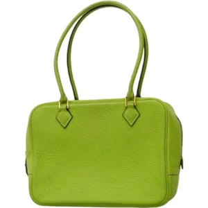 エルメス プリュム20 ハンドバッグ レザー □I刻印 ゴールド金具