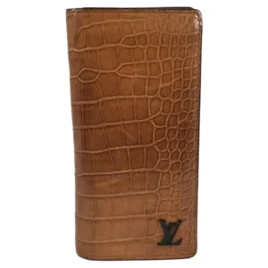 ルイ・ヴィトン エキゾチックレザー ポルトフォイユブラザ 財布