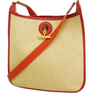 エルメス ヴェスパPM ショルダーバッグ コーティングキャンバス □B刻印 ゴールド金具