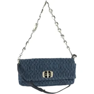 ミュウミュウ マテラッセ ハンドバッグ デニム