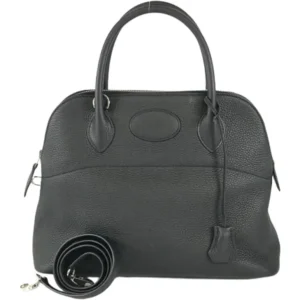 エルメス ボリード31 ハンドバッグ レザー A刻印 シルバー金具