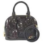 ルイ・ヴィトン モノグラムヴェルニ アルマBB ショルダーバッグ M91678