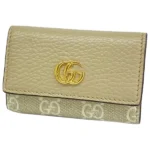 グッチ GGスプリーム GGマーモント キーケース キーリング PVC レザー