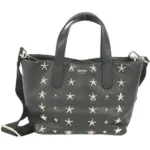 ジミーチュウ ハンドバッグ レザー