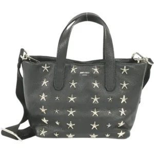 ジミーチュウ ハンドバッグ レザー