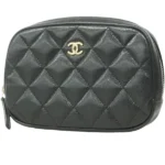 シャネル マトラッセ ポーチ キャビアスキン