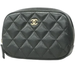 シャネル マトラッセ ポーチ キャビアスキン