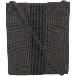 エルメス エールラインポシェット ショルダーバッグ キャンバス