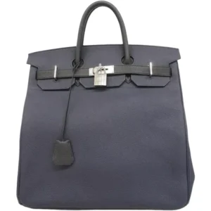 エルメス オータクロア40 ハンドバッグ レザー C刻印 シルバー金具