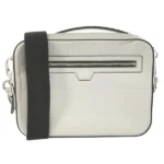 ダンヒル ハンドバッグ レザー DG222 グレー ショルダーストラップ