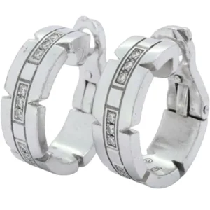 カルティエ タンクフランセーズ ピアス イヤリング K18