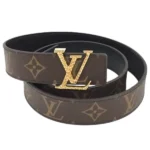 ルイ・ヴィトン モノグラム ベルト レザー ブラウン
