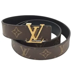 ルイ・ヴィトン モノグラム ベルト レザー ブラウン