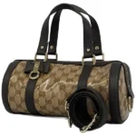 グッチ GGクリスタル ハンドバッグ コーティングキャンバス