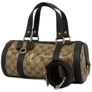 グッチ GGクリスタル ハンドバッグ コーティングキャンバス