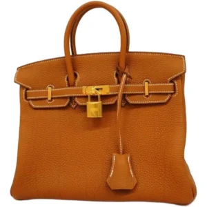エルメス バーキン25 ハンドバッグ レザー B刻印 ゴールド金具