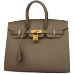 エルメス バーキン25 ハンドバッグ レザー B刻印 ゴールド金具