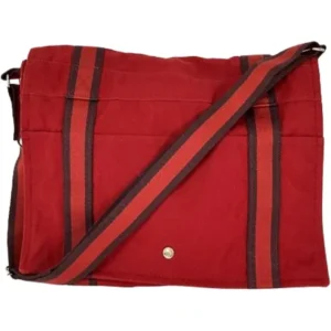 エルメス フールトゥバサスＭＭ ショルダーバッグ キャンバス シルバー金具