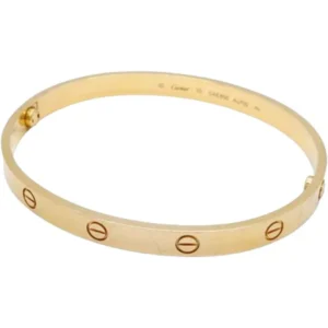 カルティエ ラブ ブレスレット バングル Au750