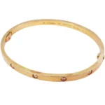 カルティエ ラブ ブレスレット バングル K18