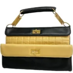 シャネル 2.55 チョコバー ハンドバッグ ラムスキン