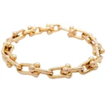 ティファニー ハードウェア ブレスレット バングル Au750