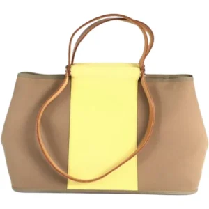 エルメス カバックエランPM ショルダーバッグ キャンバス □Q刻印 シルバー金具