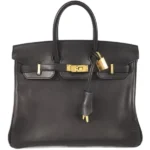 エルメス ケリー25 ハンドバッグ レザー K刻印 ゴールド金具