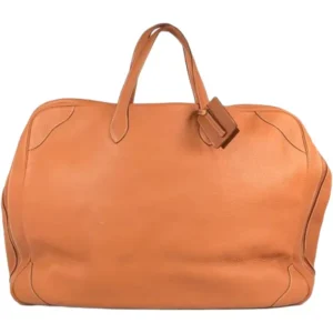 エルメス ヴィクトリア50 ボストンバッグ レザー □D刻印 ゴールド金具