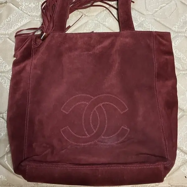 シャネル　スエード　トートバッグ