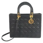 ディオール カナージュ レディディオール ハンドバッグ レザー