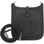 エルメス エブリンTPM ショルダーバッグ レザー K刻印 シルバー金具